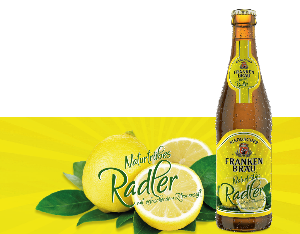 radler naturtrüb riedbacher frankenbräu